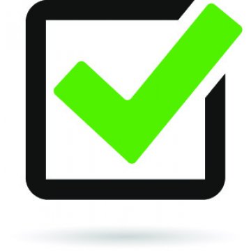 cost price peoplelooker online background check service green checked sign in square with  black outline  